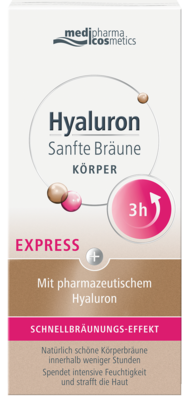 HYALURON SANFTE Bräune Express Körper Creme